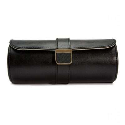WOLF1834 | </a>Palermo Double Watch Roll / Jewelry Pouch