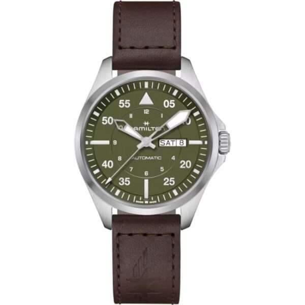 Hamilton |Khaki Aviation Pilot Day Auto 42mm</a>